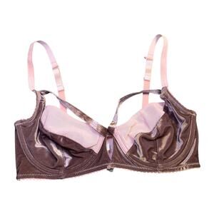 Intimately Free People Mixed Media Pink Bra Size 34D Underwire